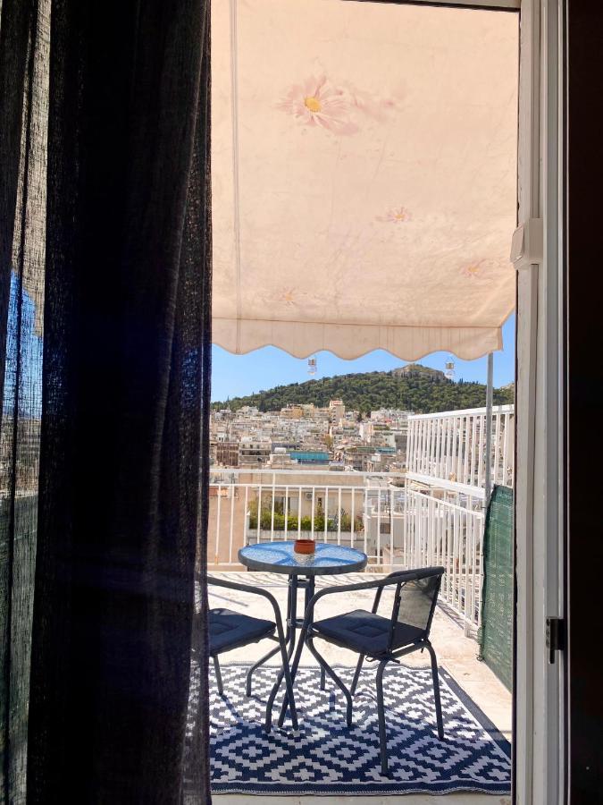 Apartment With Beautiful View Of Lycabettus Athén Kültér fotó